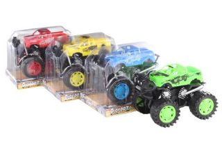 Obrázek z Auto monster truck 11cm, na setrvačník, 4dr 